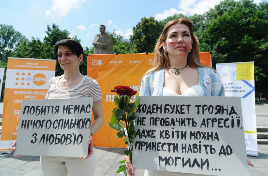 Ukrainian women face increasing rates of domestic violence, reports indicate