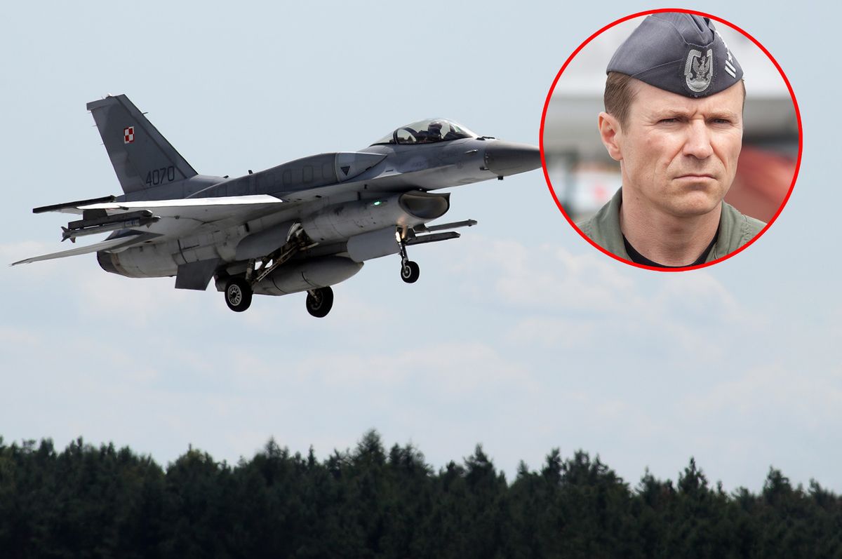 Płk Krystian Zięć, były pilot F-16 w Polsce podkreśla, że dyżurna para samolotów w takiej sytuacji to "standardowa procedura"