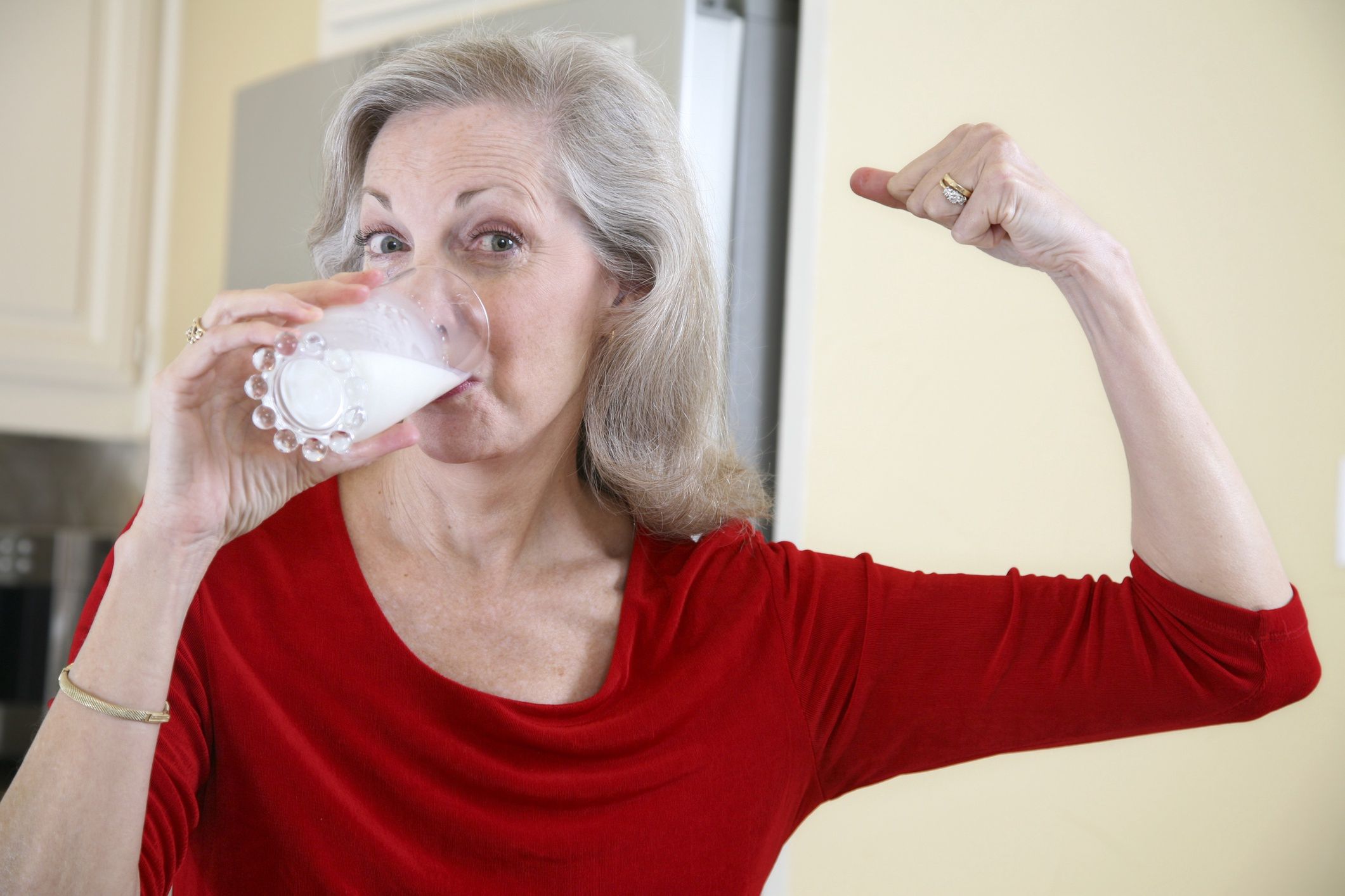 Senior Adult Female Staying Strong by Drinking Milk
SDI Productions
50s, 60s, Active Seniors, Adult, Adults Only, Attractive Female, Beautiful, Caucasian, Cheerful, Cute, Domestic Kitchen, Domestic Life, Drink, Drinking, Enjoyment, Expressing Positivity, Female, Fist, Fun, Glass, Happiness, Holding, Home Interior, Horizontal, House, Human Arm, Human Muscle, Indoors, Joy, Lifestyles, Looking At Camera, Mature Adult, Mature Women, Milk, One Mature Woman Only, One Person, One Senior Woman Only, One Woman Only, Only Mature Women, Only Senior Women, Only Women, People, Residential Structure, Senior Adult, Senior Women, Single Object, Stereotypical Housewife, Strength, Women, glass of milk