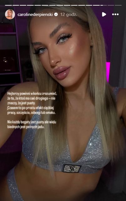 Caroline Derpienski wydała insta-oświadczenie