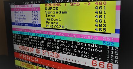Internet lat 90. wciąż działa. Telegazeta ma się świetnie
