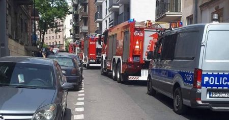 Pożar w kamienicy w centrum Lublina. Jedna osoba została poszkodowana