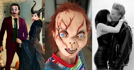 Halloween 2019: Małgorzata Rozenek niczym Angelina Jolie, Katarzyna Zielińska jako laleczka Chucky oraz pojedynek Jokerów (ZDJĘCIA)