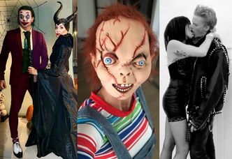 Halloween 2019: Małgorzata Rozenek niczym Angelina Jolie, Katarzyna Zielińska jako laleczka Chucky oraz pojedynek Jokerów (ZDJĘCIA)