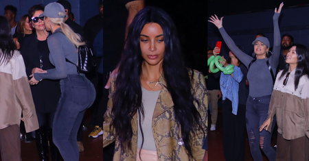 Podekscytowana Khloe Kardashian twerkuje na "mszy" Kanye Westa (ZDJĘCIA)