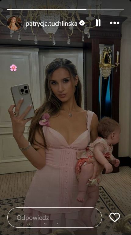 Patrycja Tuchlińska pokazała córeczkę.