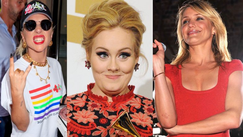 Adele, Lady Gaga i Cameron Diaz