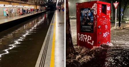 Walencja pod wodą. Tak wygląda metro po przejściu nawałnicy