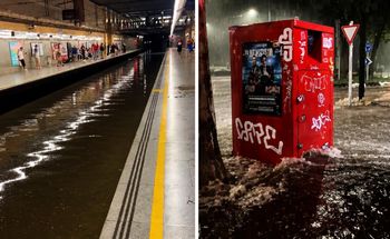 Walencja pod wodą. Tak wygląda metro po przejściu nawałnicy