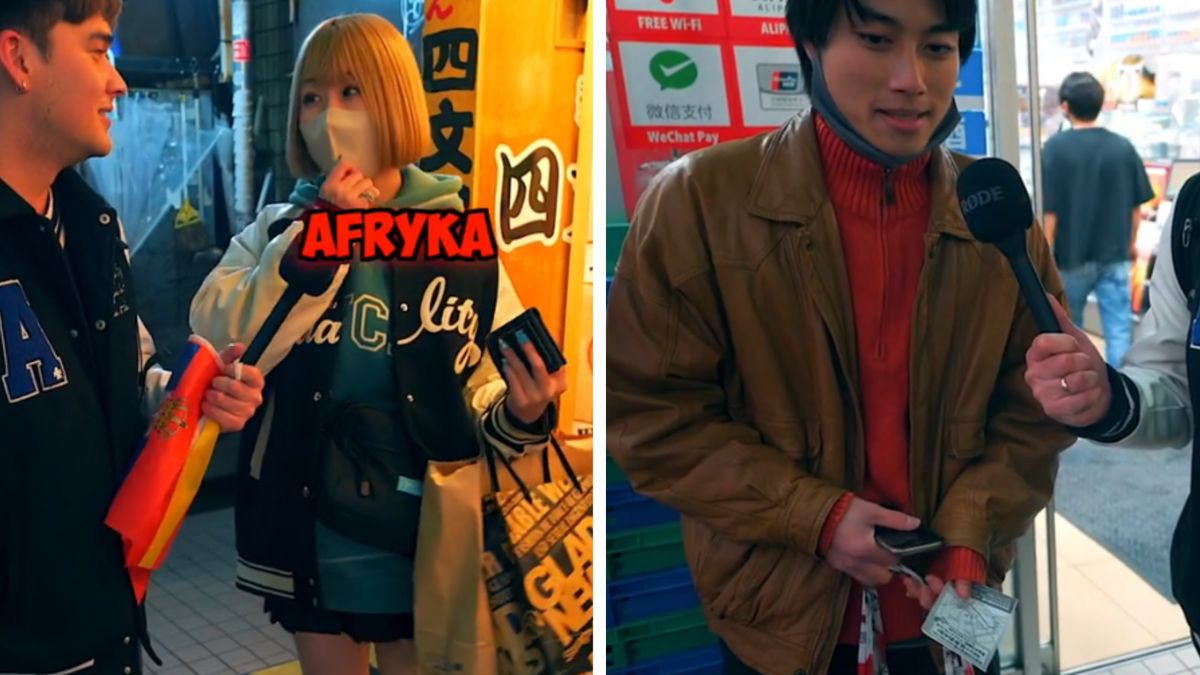 Japończycy zostali zapytani o kontynent, na którym leży Polska