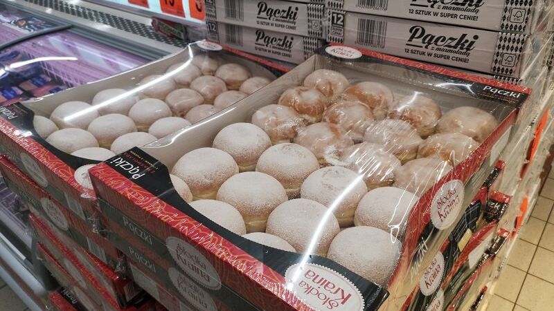 biedronka tłusty czwartek pączki donuty faworki promocja oferta gazetka