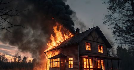 Duży pożar budynku pod Łęczycą. Trwa akcja służb!