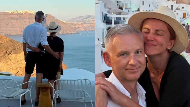 Katarzyna Zielińska z mężem