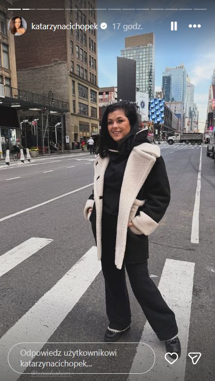 Katarzyna Cichopek w modnej stylizacji na jesień