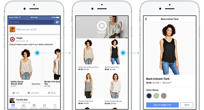 Facebook testuje nowe narzędzia dla marek. Sekcja Shopping w opcjach na profilu