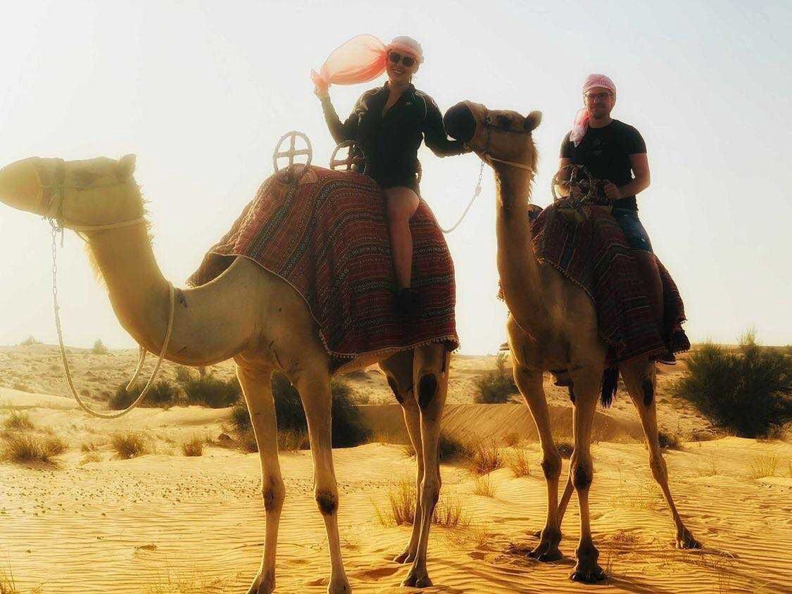 Iwona Węgrowska na wakacjach w Dubaju