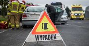 Dramatyczny wypadek motocykla i auta dostawczego. Dwie osoby nie żyją