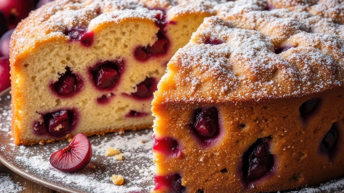 Szybkie ciasto ze śliwkami