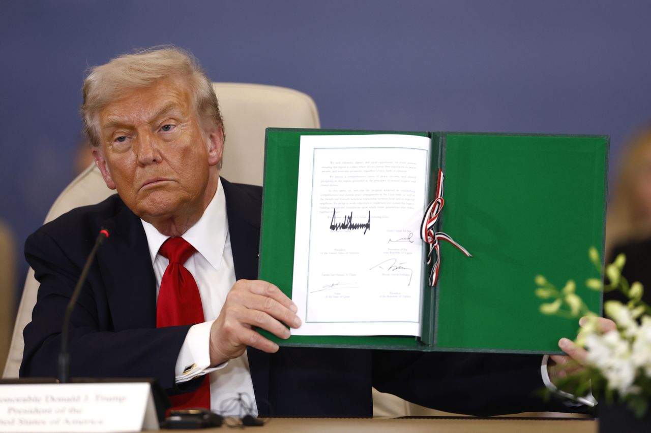 Trump, el-Sisi i Erdogan podpisali plan pokojowy dla Strefy Gazy