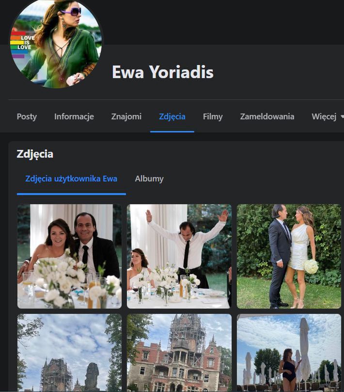 Ewa Coll jest teraz żoną Kostka Yoriadisa