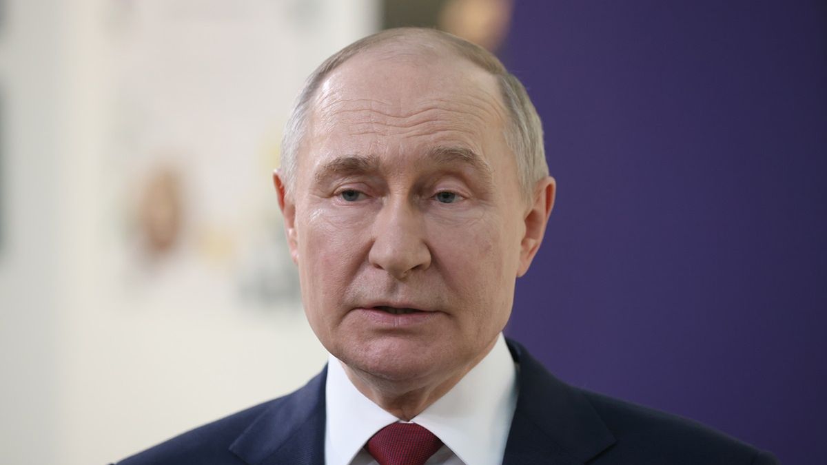 Władimir Putin, prezydent Rosji.