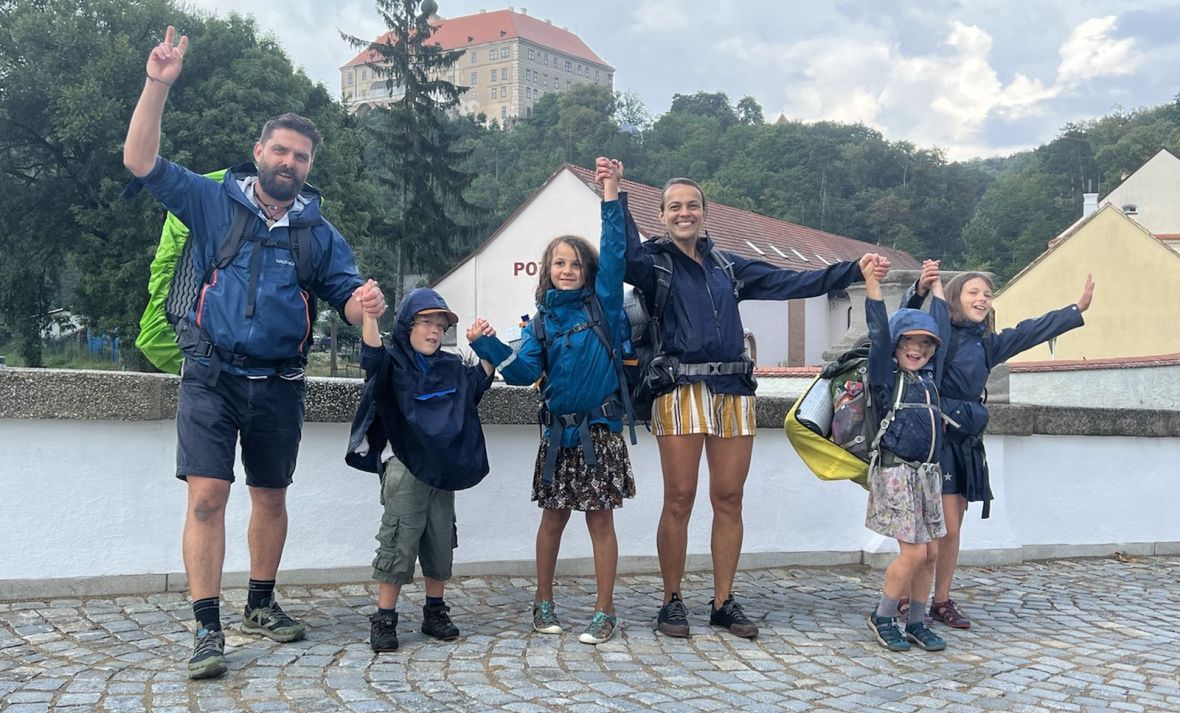 Połączone siły polsko-czeskie, czyli Katarzyna Wappa z partnerem i ich dziećmi