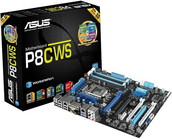 ASUS P8C WS płyta gł&oacute;wna zdjęcie tylny opakowanie