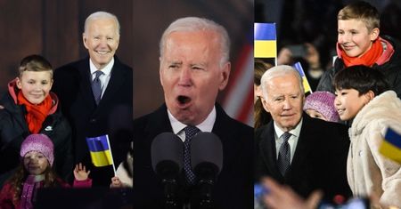 Po wystąpieniu Joe Bidena poleciał hit Coldplay, a na scenę wyszły dzieci. Za doborem utworu kryje się tragiczna historia