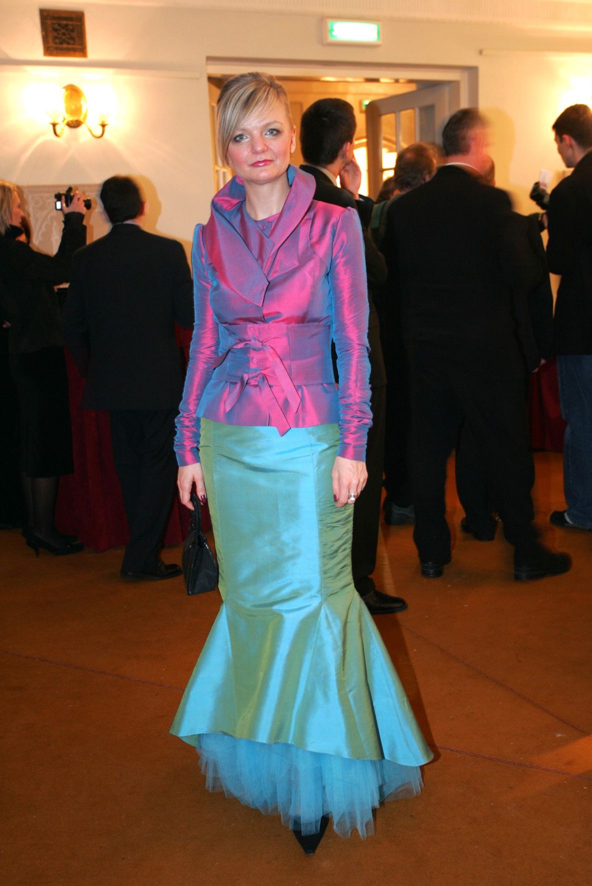 Izabela Kopeć na rozdaniu Telekamer w 2005 roku 