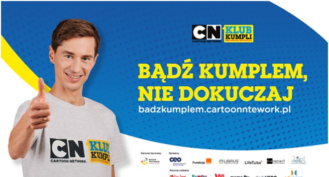 Kamil Stoch w kampanii Cartoon Network apeluje do młodzieży: „Bądź kumplem, nie dokuczaj"