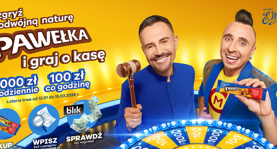 Czadoman oraz Krzysztof Ibisz w kampanii Wedla. Kreacja inspirowana "Awanturą o kasę"