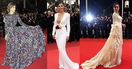 Piękna suknia Sary Jessiki Parker, głęboki dekolt Cheryl Cole...