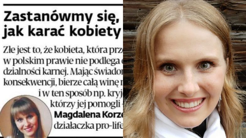 Magdalena Korzekwa-Kaliszuk chce karać kobiety za aborcję?