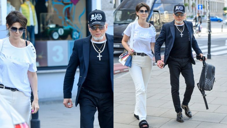 Maja i Krzysztof Rutkowscy na zakupach