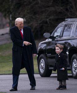 Nagranie Trumpa i dziecka Muska hitem internetu