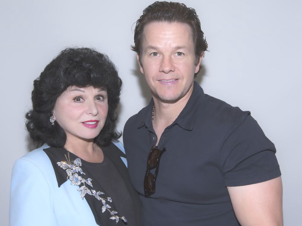 Yola Czaderska-Hayek i Mark Wahlberg