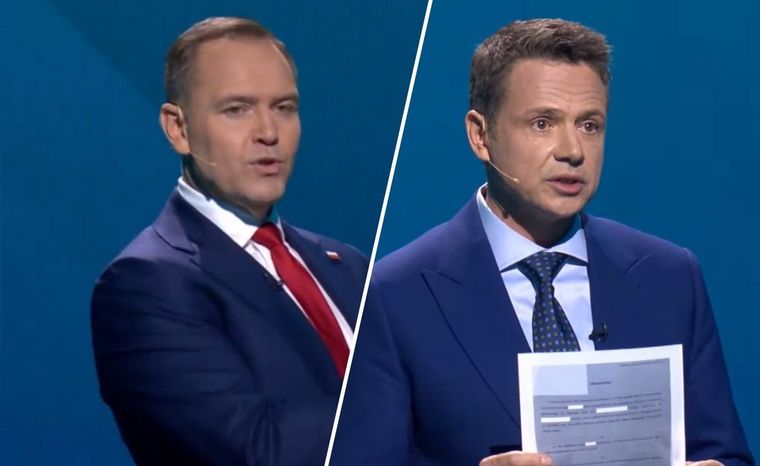 "Nie wstyd panu?". Trzaskowski pokazał dokument Nawrockiemu