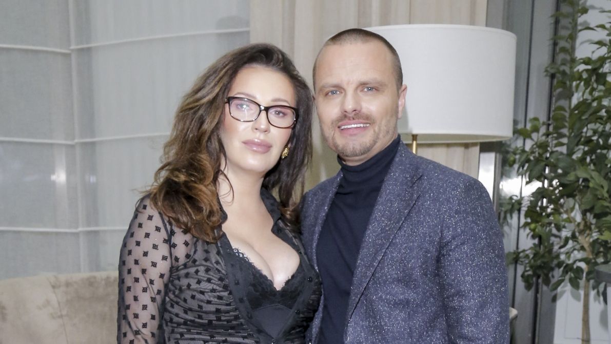 Marcin Hakiel z partnerką Dominiką