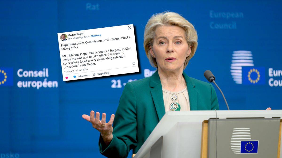 Kolega von der Leyen rezygnuje z ważnego stanowiska. Jego nominacja wywołała burzę