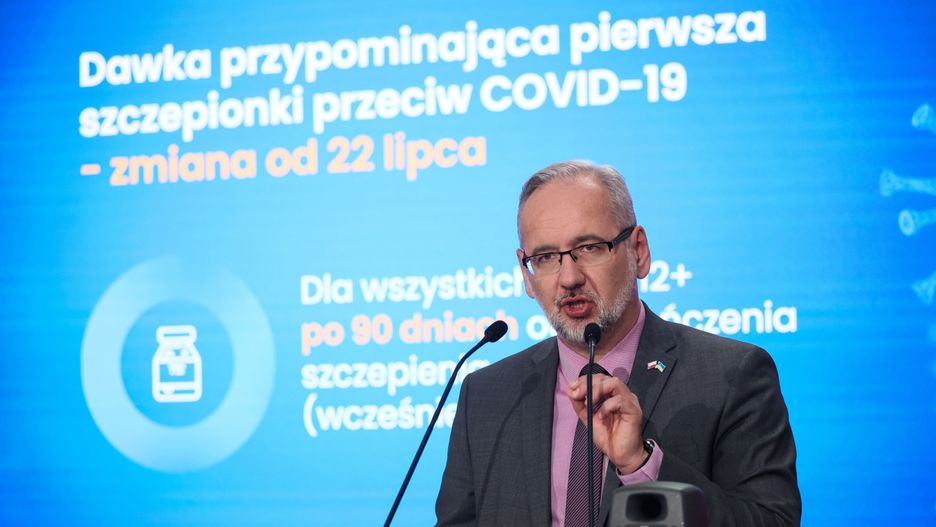 Adam Niedzielski o czwartej dawce szczepionki przeciwko COVID-19