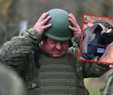 Strzelali do rosyjskiego hełmu. Jednym ich zaskoczył