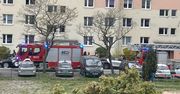 Włocławek: Pożar w piwnicy wieżowca przy placu Kolanowszczyzna. Sytuacja budzi strach