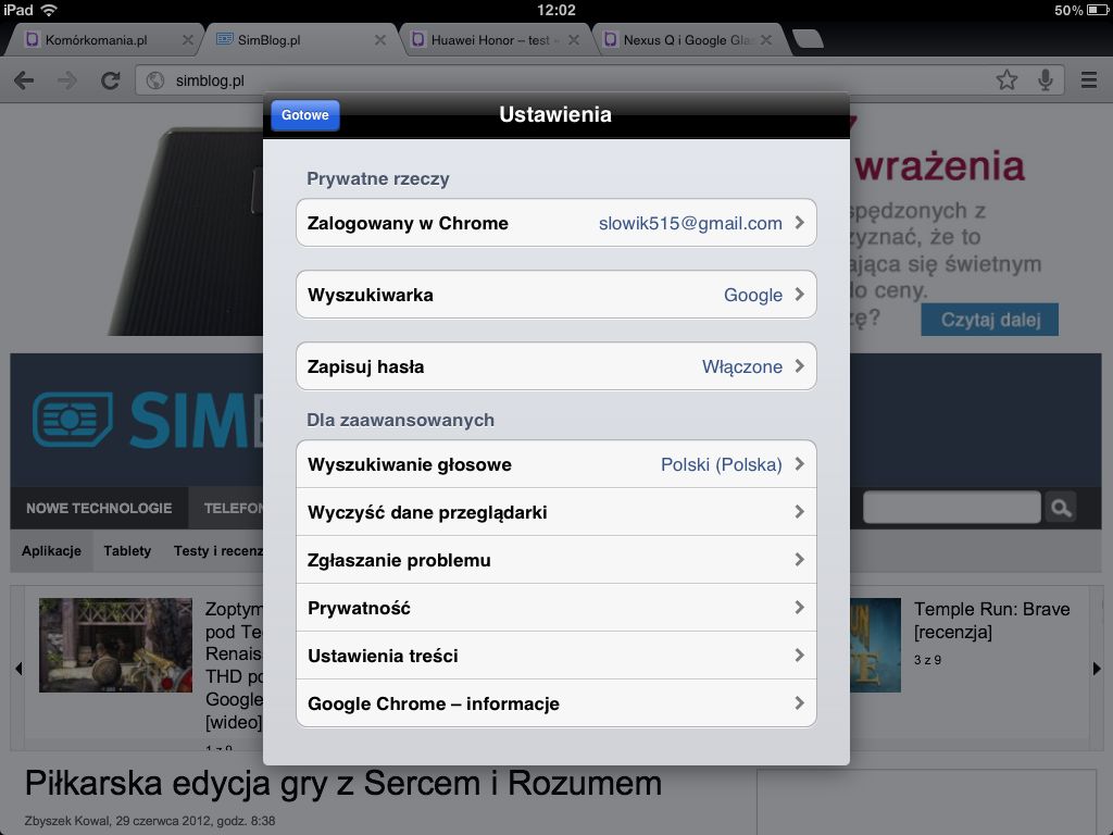 Chrome na iOS-a! Czy warto? 2