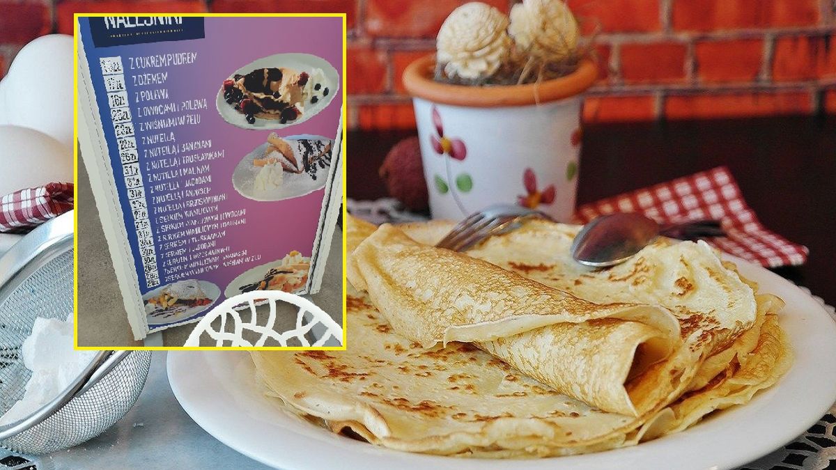 Pojechał nad polskie morze. Za cenę jednego naleśnika można zrobić cały talerz!