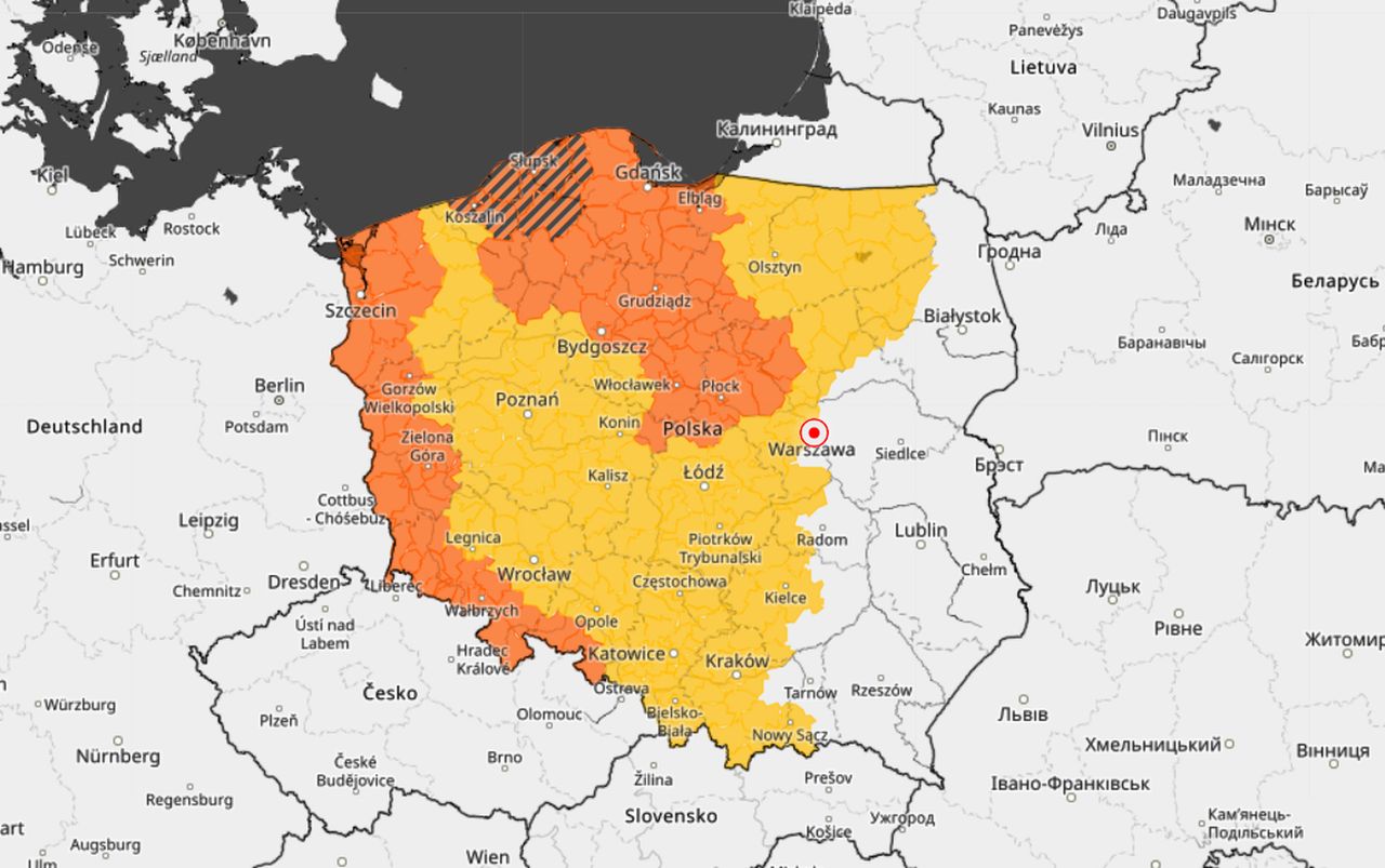 Ostrzeżenia pogodowe IMGW