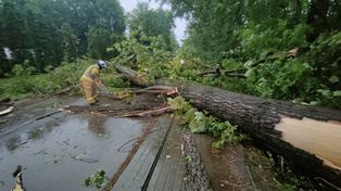 Nawałnice nad Polską.    Strażacy interweniowali 2200 razy w ciągu doby