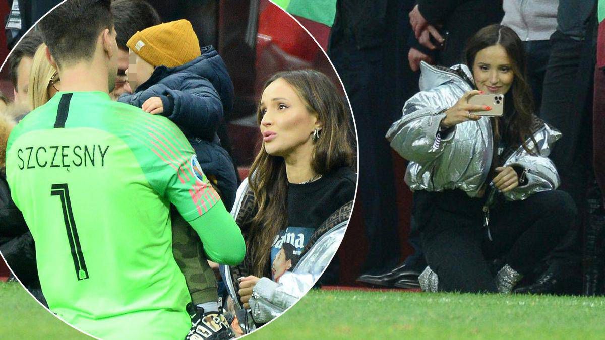 Marina, Wojciech Szczęsny i Liam na meczu! Cała trójka skradła show na stadionie. Paparazzi mieli raj!