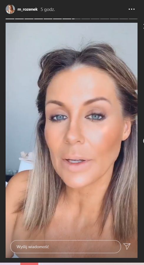 Małgorzata Rozenek odciąga pokarm w pracy