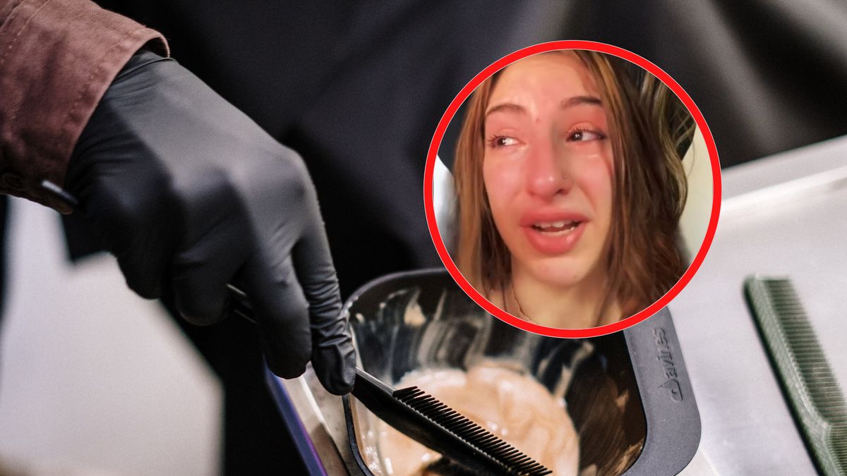 Tiktokerka nie mogła powstrzymać płaczu po wyjściu od fryzjera 