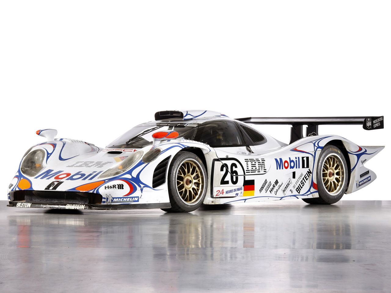 Ostatni triumfator w Le Mans dla Porsche - model 911 GT1 '98 z numerem 26